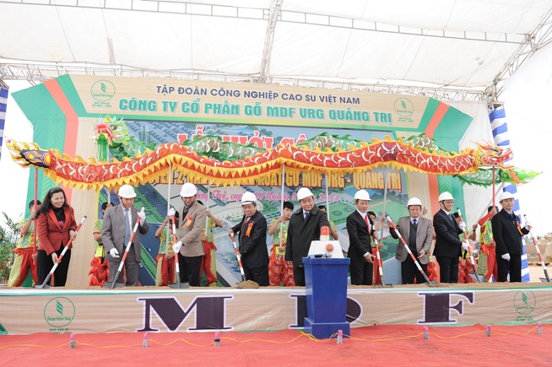 Lễ khởi công xây dựng dây chuyền 2 - Nhà máy gỗ MDF VRG Quảng Trị và Tập Đoàn Imal